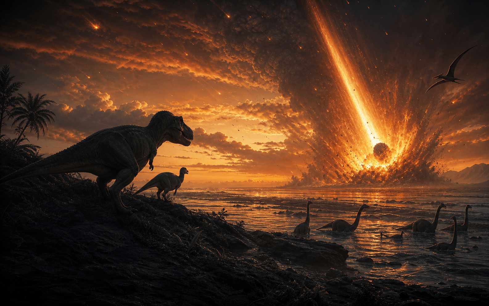 L'impact de l'astéroïde du Yucatán, extinction K–Pg