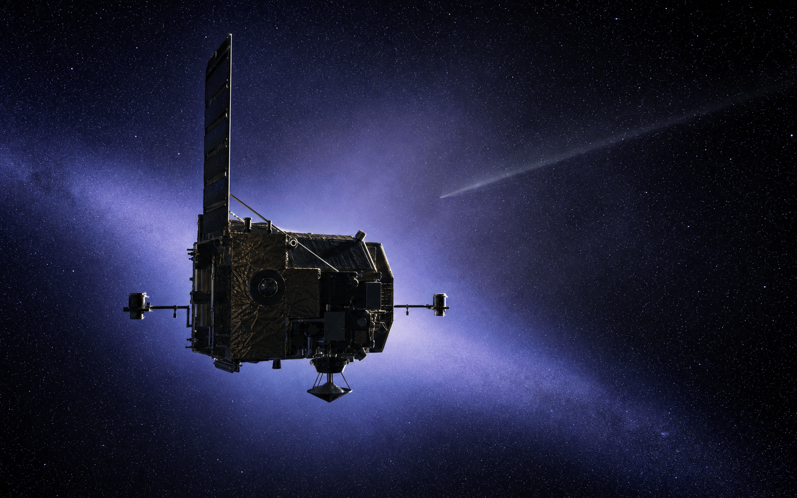 L'instrument SWAN de SOHO cartographiant le halo d'hydrogène du Système solaire