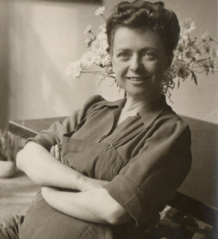 Portrait de Marie-Thérèse Auffray, artiste peintre et résistante